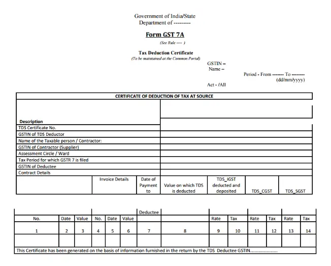 gstr 7a